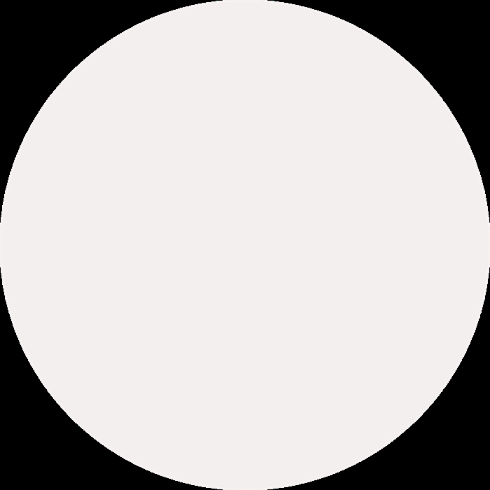 Glacier White Corian Rond 6 mm