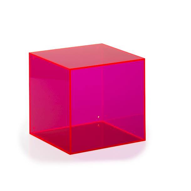 Cube de rangement Rose Acrylique