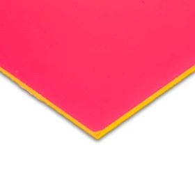 Rose Acrylique Fluorescent