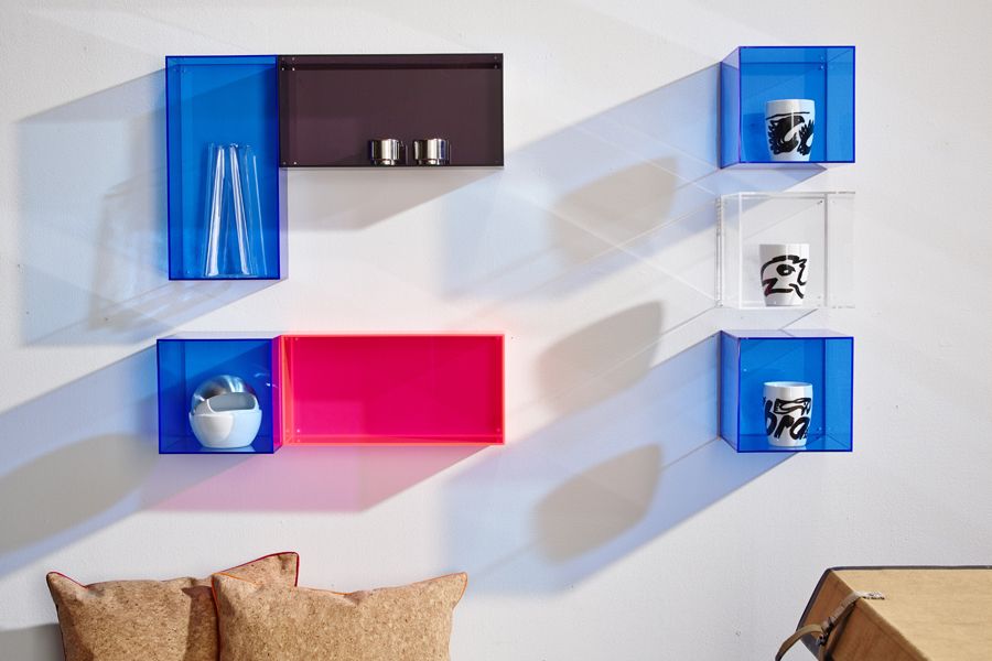 Boîtes en acrylique dans un décor Boîtes en acrylique dans un décor