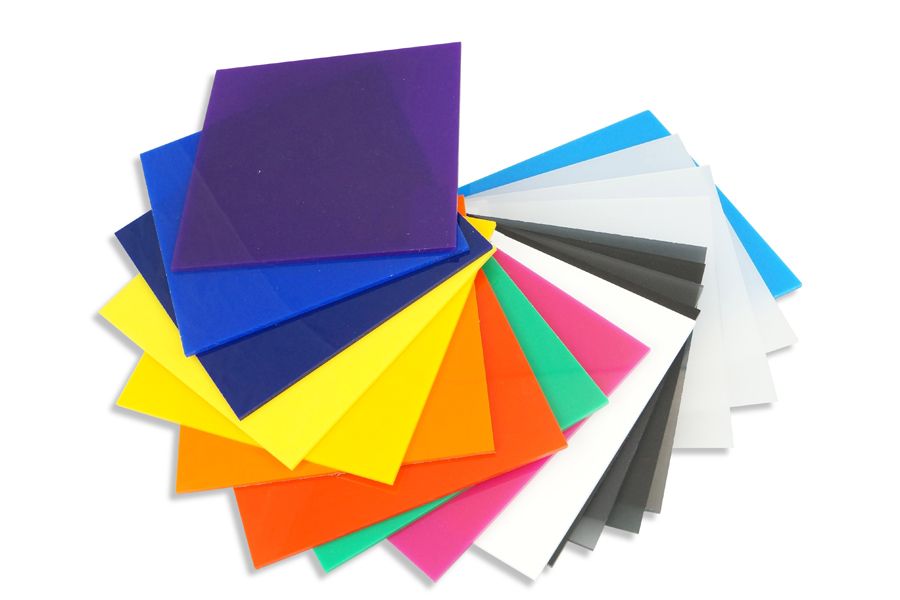 Plexiglas coloré/Plaques acryliques